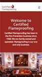 Mobile Screenshot of certifiedflameproofing.com